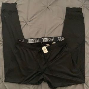 PINK size medium lightweight black ultimate joggers.